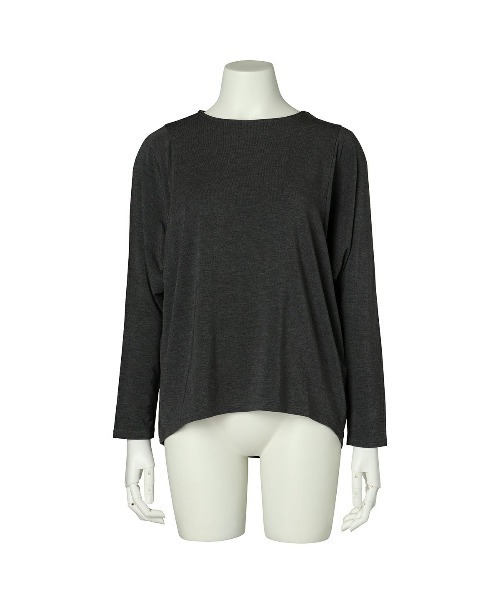 KID BLUE（キッドブルー）の「キッドブルー -22AWレーヨンベア天 -長袖トップス -KRTN518 -kidblue（その他トップス・レディース・ブルー/チャコール・M）」の2枚目の写真