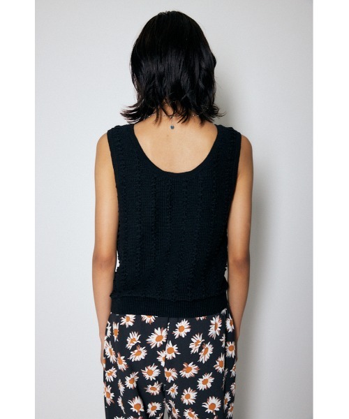 MOUSSY（マウジー）の「KNIT タンクトップ（タンクトップ・レディース・ブラック/ブルー/キナリ・FREE）」の11枚目の写真