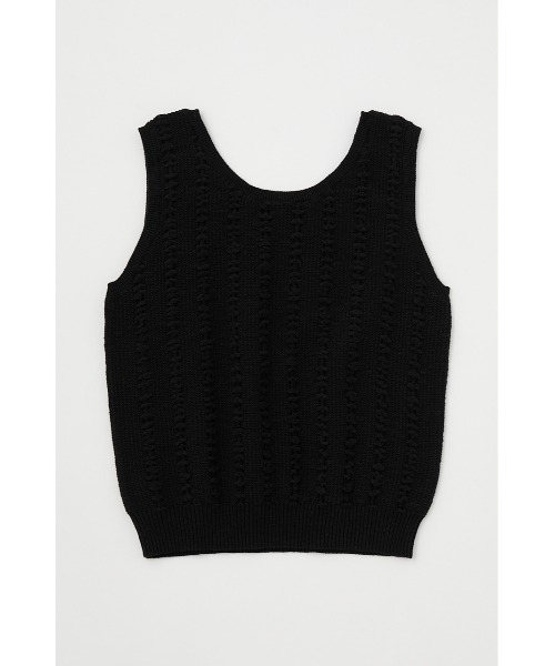 MOUSSY（マウジー）の「KNIT タンクトップ（タンクトップ・レディース・ブラック/ブルー/キナリ・FREE）」の10枚目の写真
