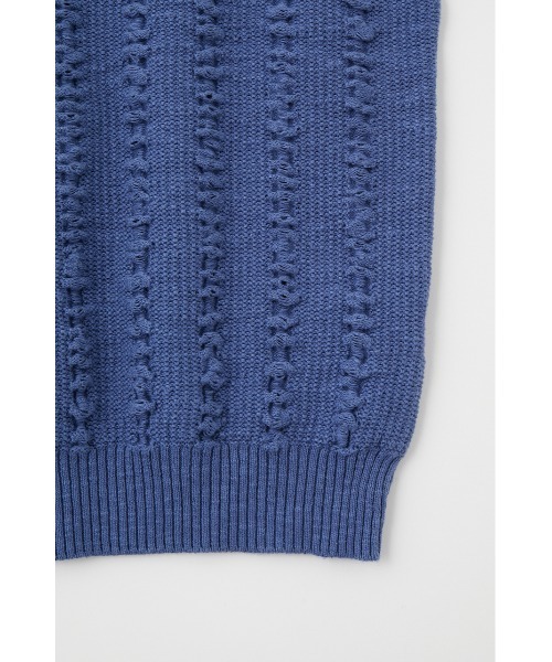 MOUSSY（マウジー）の「KNIT タンクトップ（タンクトップ・レディース・ブラック/ブルー/キナリ・FREE）」の12枚目の写真