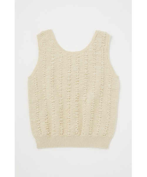 MOUSSY（マウジー）の「KNIT タンクトップ（タンクトップ・レディース・ブラック/ブルー/キナリ・FREE）」の8枚目の写真