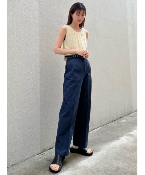 MOUSSY（マウジー）の「KNIT タンクトップ（タンクトップ・レディース・ブラック/ブルー/キナリ・FREE）」の15枚目の写真