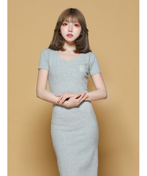 Darich(ダーリッチ)の「カットロングワンピース(ワンピース・レディース・ブラック/グレー/ホワイト・FREE)」の19枚目の写真