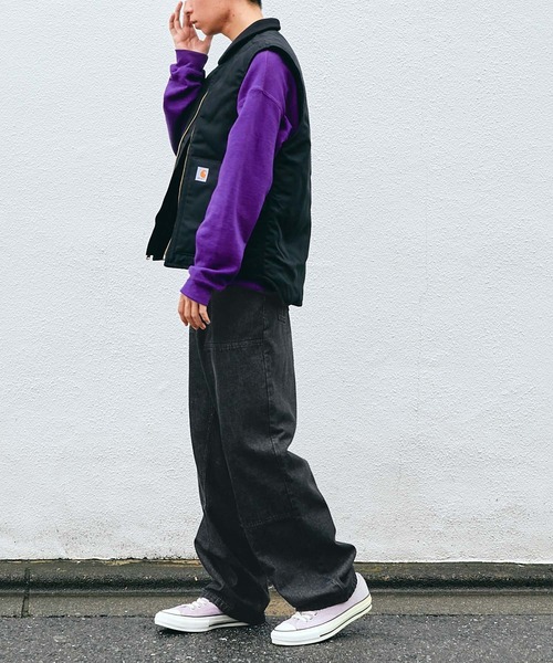 SPOC STORE(スポックストア)の「【SPOC STORE】ダブルニーワイドデニムパンツ(デニムパンツ・メンズ・ライトブルー/ブルー/ダークグレー・S/M/L)」の22枚目の写真