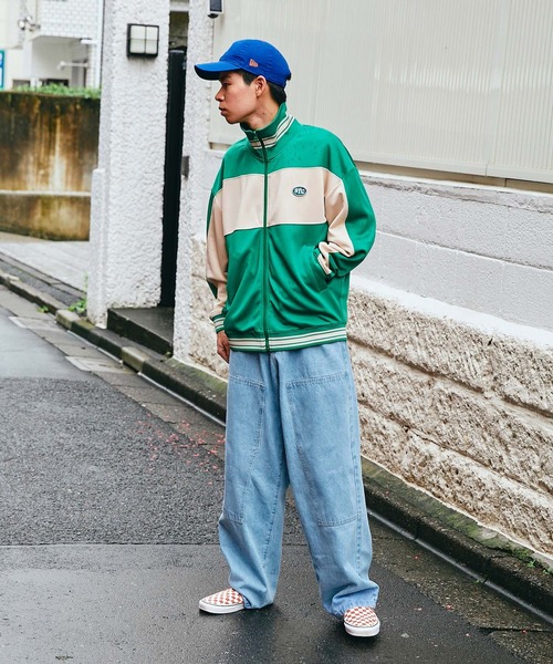 SPOC STORE(スポックストア)の「【SPOC STORE】ダブルニーワイドデニムパンツ(デニムパンツ・メンズ・ライトブルー/ブルー/ダークグレー・S/M/L)」の5枚目の写真