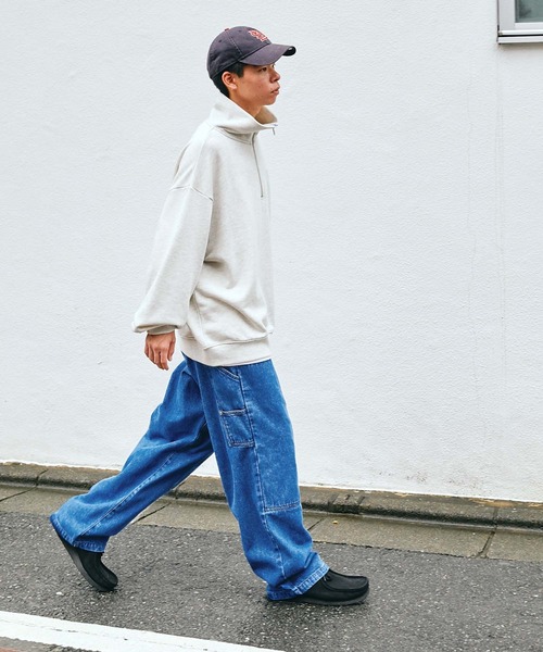 SPOC STORE(スポックストア)の「【SPOC STORE】ダブルニーワイドデニムパンツ(デニムパンツ・メンズ・ライトブルー/ブルー/ダークグレー・S/M/L)」の11枚目の写真