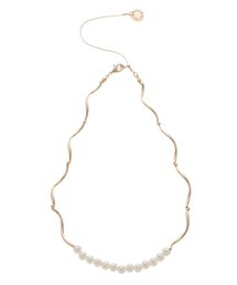 LAGUNAMOON | LADYフェイクパールツイストネックレス(ネックレス)
