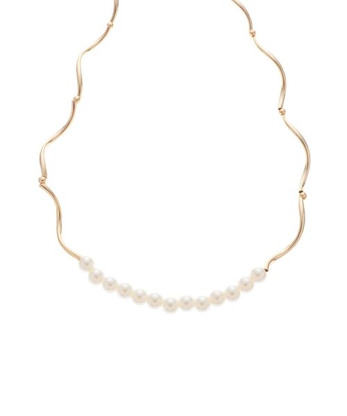 LAGUNAMOON(ラグナムーン)の「LADYフェイクパールツイストネックレス(ネックレス・レディース・シルバー/ゴールド・FREE)」の7枚目の写真