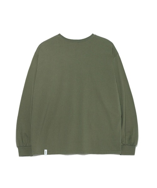 MAHAGRID(マハグリッド)の「『mahagrid/マハグリッド』BASKETBALL ATHLETIC LS TEE/バスケットボールアスレチックデザイン 長袖Tシャツ(Tシャツ/カットソー・レディース・ライトグレー/グリーン・M/L)」の13枚目の写真