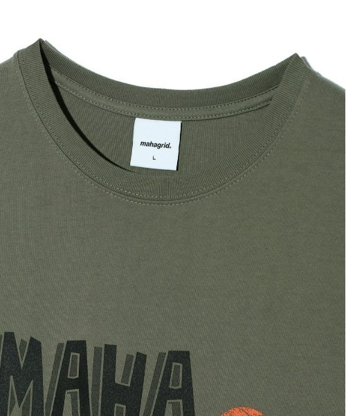 MAHAGRID(マハグリッド)の「『mahagrid/マハグリッド』BASKETBALL ATHLETIC LS TEE/バスケットボールアスレチックデザイン 長袖Tシャツ(Tシャツ/カットソー・レディース・ライトグレー/グリーン・M/L)」の15枚目の写真