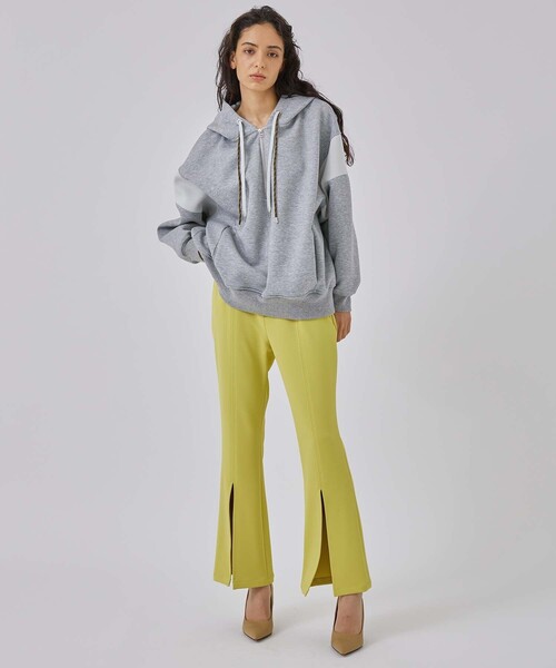 CITY TOKYO（シティトウキョウ）の「Wコードオーバーサイズパーカー（Tシャツ/カットソー・レディース・オフホワイト/グレー/ネイビー/ブラウン・FREE）」の13枚目の写真