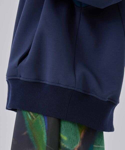 CITY TOKYO（シティトウキョウ）の「Wコードオーバーサイズパーカー（Tシャツ/カットソー・レディース・オフホワイト/グレー/ネイビー/ブラウン・FREE）」の11枚目の写真