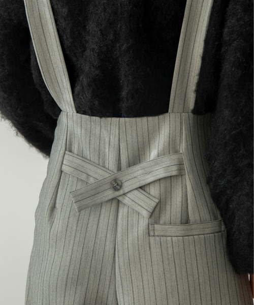 VACANCY（ヴァカンシー）の「ランダムボタンハイウエストサロペット（サロペット/オーバーオール・レディース・ブラック/グレー・FREE）」の21枚目の写真