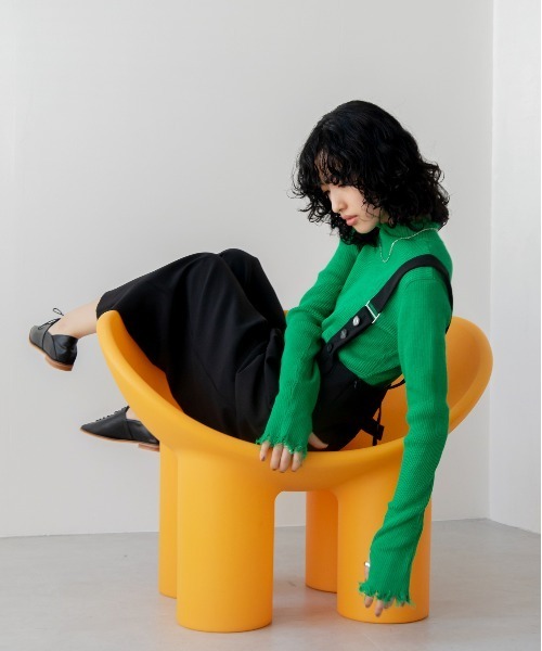 VACANCY（ヴァカンシー）の「ランダムボタンハイウエストサロペット（サロペット/オーバーオール・レディース・ブラック/グレー・FREE）」の12枚目の写真