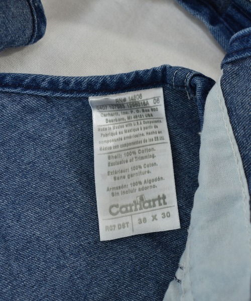 Carhartt（カーハート）の「【ヴィンテージ古着】Carhartt / カーハート デニム オーバーオール（サロペット/オーバーオール・メンズ・ブルー・38）」の5枚目の写真