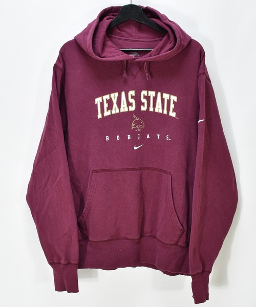 【ヴィンテージ古着】NIKE / ナイキ TEXAS STATE BOBCATS スウェットパーカー リバースタイプ
