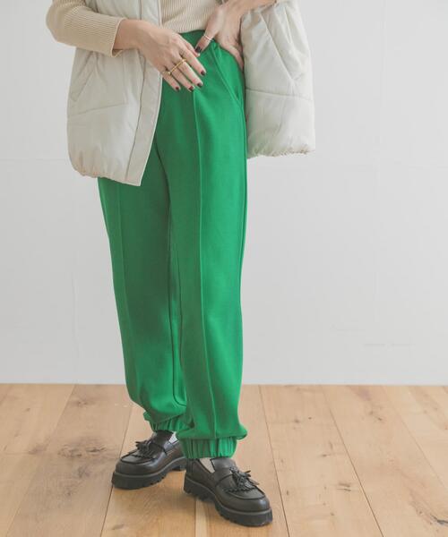 ITEMS URBANRESEARCH（アイテムズ アーバンリサーチ）の「スウェットイージーパンツ（その他パンツ・レディース・ブラック/グリーン・FREE）」の7枚目の写真