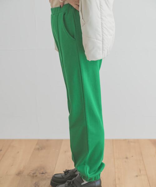 ITEMS URBANRESEARCH（アイテムズ アーバンリサーチ）の「スウェットイージーパンツ（その他パンツ・レディース・ブラック/グリーン・FREE）」の6枚目の写真