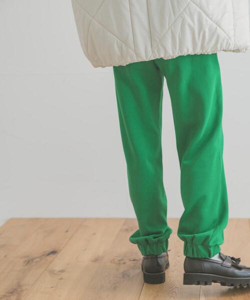 ITEMS URBANRESEARCH（アイテムズ アーバンリサーチ）の「スウェットイージーパンツ（その他パンツ・レディース・ブラック/グリーン・FREE）」の5枚目の写真