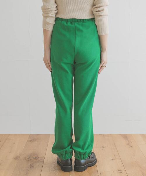 ITEMS URBANRESEARCH（アイテムズ アーバンリサーチ）の「スウェットイージーパンツ（その他パンツ・レディース・ブラック/グリーン・FREE）」の10枚目の写真
