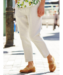 EDIFICE | ◇C/LI シャンブレーベルテッドパンツ(その他パンツ)