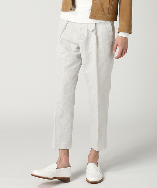 EDIFICE（エディフィス）の「◇C/LI シャンブレーベルテッドパンツ（その他パンツ・メンズ・ベージュ/ブルー系その他・44/46/48）」の18枚目の写真