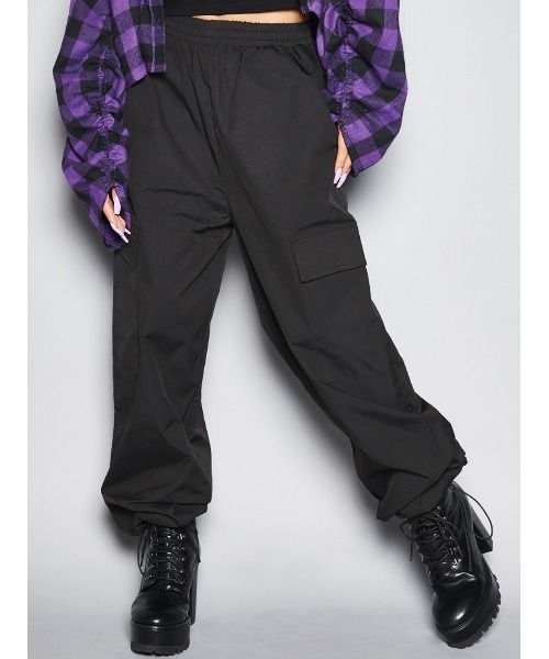 EGOIST(エゴイスト)の「裾ドロストカーゴパンツ(カーゴパンツ・レディース・カーキ/ブラック/ベージュ・FREE)」の18枚目の写真