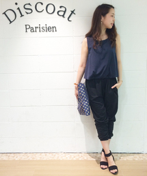 DISCOAT | 【Discoat】布帛切替サロペット(サロペット/オーバーオール)