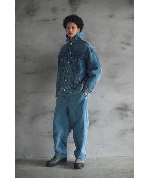 MONKEY TIME（モンキータイム）の「＜monkey time＞ C/N RIP QLT PANTS/パンツ（その他パンツ・メンズ・コバルトブルー/ブラック・S/M/L）」の21枚目の写真