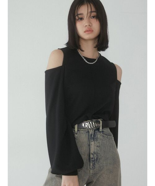 EMODA(エモダ)の「オーバルバックルロゴベルト(ベルト・レディース・ブラック/ブラウン・FREE)」の6枚目の写真