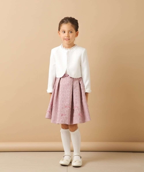 a.v.v（アーヴェヴェ）の「[KIDS]リボンバレエシューズ[WEB限定サイズ]（パンプス・キッズ・アイボリー/ブラック・195/20/19/18/185）」の4枚目の写真