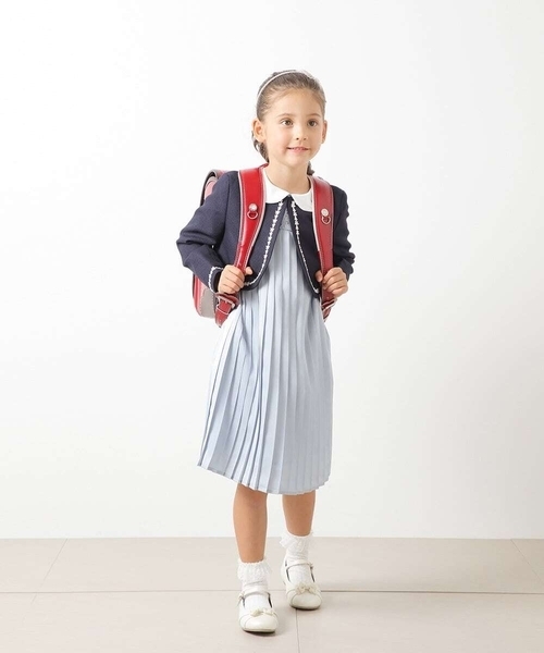 a.v.v（アーヴェヴェ）の「[KIDS]リボンバレエシューズ[WEB限定サイズ]（パンプス・キッズ・アイボリー/ブラック・195/20/19/18/185）」の7枚目の写真