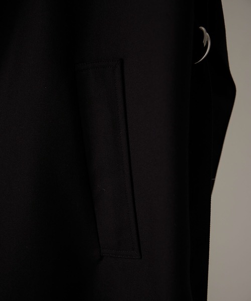 Alfred Alex】drape side ring code double gilet / TR-TWドレープ