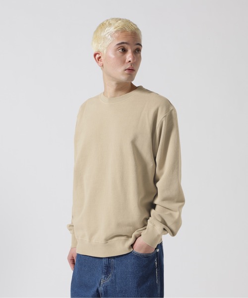 AVIREX（アヴィレックス）の「《DAILY/デイリー》FADE WASH CREW NECK SWEAT / フェード ウォッシュ クルーネック スウェット / AVIREX / アヴィレックス（スウェット・メンズ・チャコール/オレンジ/グレー系その他3/オリーブ系・2XL/M/L/XL）」の7枚目の写真