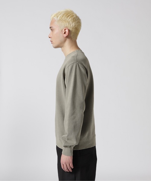 AVIREX（アヴィレックス）の「《DAILY/デイリー》FADE WASH CREW NECK SWEAT / フェード ウォッシュ クルーネック スウェット / AVIREX / アヴィレックス（スウェット・メンズ・チャコール/オレンジ/グレー系その他3/オリーブ系・2XL/M/L/XL）」の11枚目の写真