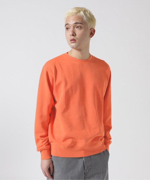 AVIREX（アヴィレックス）の「《DAILY/デイリー》FADE WASH CREW NECK SWEAT / フェード ウォッシュ クルーネック スウェット / AVIREX / アヴィレックス（スウェット・メンズ・チャコール/オレンジ/グレー系その他3/オリーブ系・2XL/M/L/XL）」の16枚目の写真