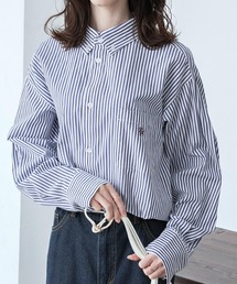 BONLECILL | ビッグシルエット アソートワンポイント刺繍ボタンダウンシャツ(シャツ/ブラウス)