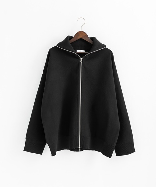 Ressaca(レサーカ)の「オーバーサイズ フルジップアップ ドライバーズニットカーディガン(ニット/セーター・メンズ・ブルー/グレー/オフホワイト/ブラック/オレンジ・M/L)」の17枚目の写真