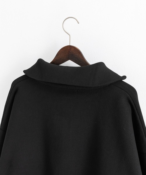 Ressaca(レサーカ)の「オーバーサイズ フルジップアップ ドライバーズニットカーディガン(ニット/セーター・メンズ・ブルー/グレー/オフホワイト/ブラック/オレンジ・M/L)」の22枚目の写真