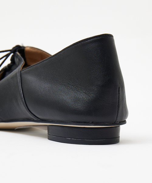 PICHE ABAHOUSE（ピシェ アバハウス）の「ソフトレザーシャーリングバブーシュ（パンプス・レディース・ホワイト/ブラック/ラベンダー/シルバー・37/39/35/38/36）」の9枚目の写真