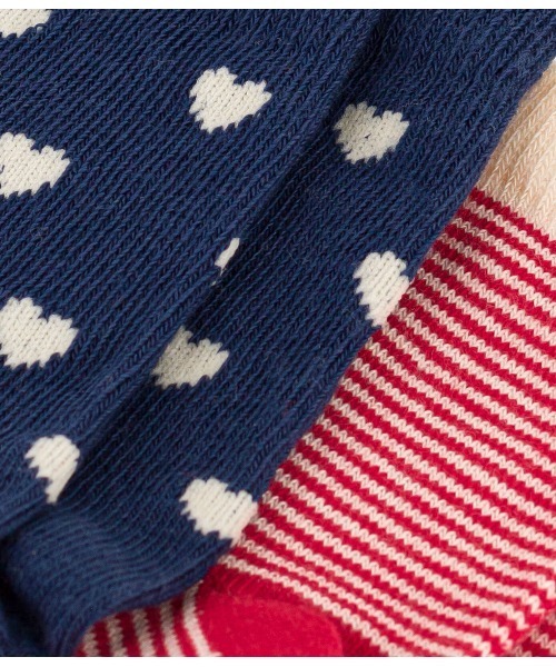 PETIT BATEAU（プチバトー）の「ソックス２枚組（ソックス/靴下・キッズ・その他/ピンク系その他・6m-12m/18m-36m）」の4枚目の写真