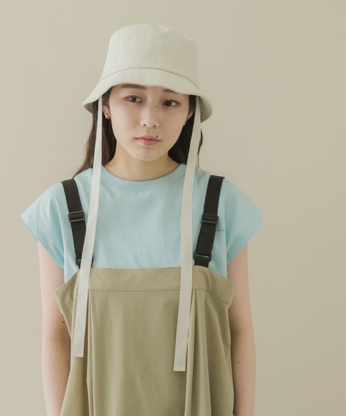 SMELLY（スメリー）の「コットンリボンバケットハット（ハット・レディース・アイボリー/ブラック・-）」の16枚目の写真