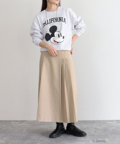 fredy emue(フレディエミュ)の「【別注】MICKEY裏毛プルオーバースウェット(スウェット・レディース・グレー/ネイビー・M)」の17枚目の写真