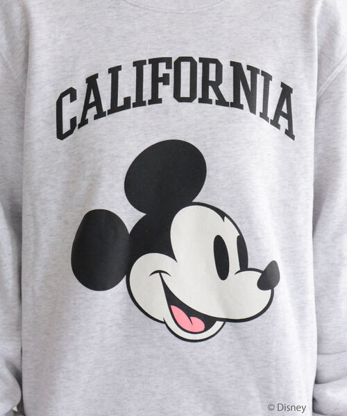 fredy emue(フレディエミュ)の「【別注】MICKEY裏毛プルオーバースウェット(スウェット・レディース・グレー/ネイビー・M)」の22枚目の写真