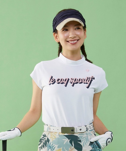 EXcDRYキャップスリーブシャツ 高速ドライ ゴルフウエア レディス