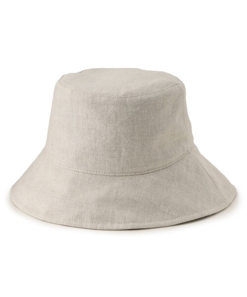 UNTITLED（アンタイトル）の「◆リネン2wayハット（ハット・レディース・ナチュラル/ブラック・99）」の2枚目の写真