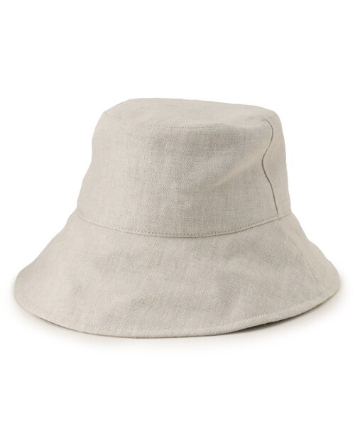 UNTITLED（アンタイトル）の「◆リネン2wayハット（ハット・レディース・ナチュラル/ブラック・99）」の5枚目の写真