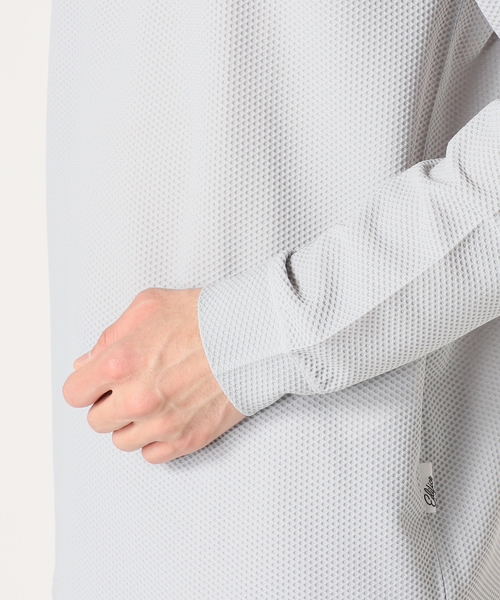 EDIFICE（エディフィス）の「【CLUBHAUS / Dynamic Range】別注 ウォームアップ  モックネック Tシャツ（Tシャツ/カットソー・メンズ・チャコールグレー/イエロー/ネイビー・MEDIUM/LARGE）」の11枚目の写真