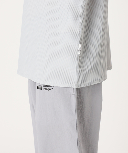 EDIFICE（エディフィス）の「【CLUBHAUS / Dynamic Range】別注 ウォームアップ  モックネック Tシャツ（Tシャツ/カットソー・メンズ・チャコールグレー/イエロー/ネイビー・MEDIUM/LARGE）」の12枚目の写真