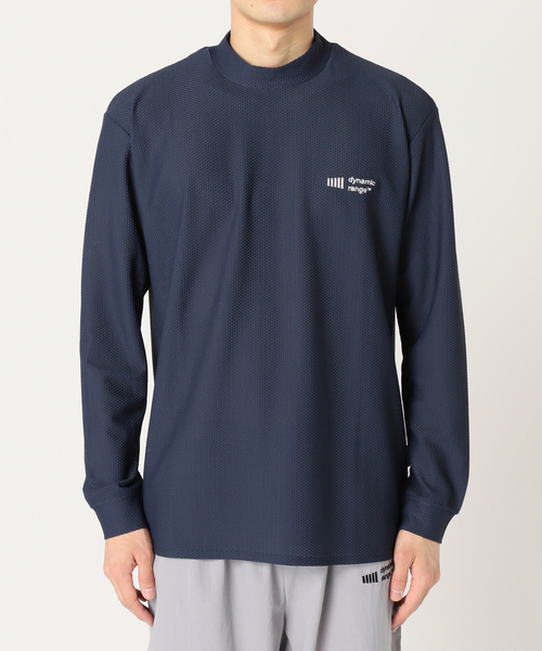 EDIFICE（エディフィス）の「【CLUBHAUS / Dynamic Range】別注 ウォームアップ  モックネック Tシャツ（Tシャツ/カットソー・メンズ・チャコールグレー/イエロー/ネイビー・MEDIUM/LARGE）」の16枚目の写真